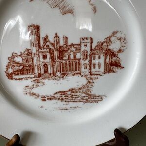 Newburgh NY Plate with Historical Downing Place